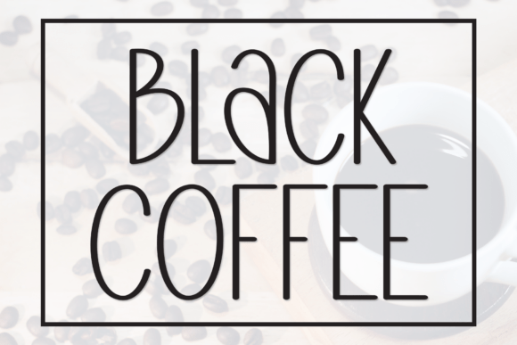 Black Coffee: A Handwritten Font with Unforgettable Charm
