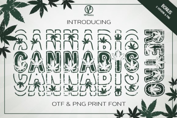 Cannabis Retro: A Typeface with Vintage Soul