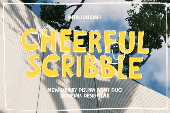 Cheerful Scribble: A Font Duo That Feels Like a Happy Doodle