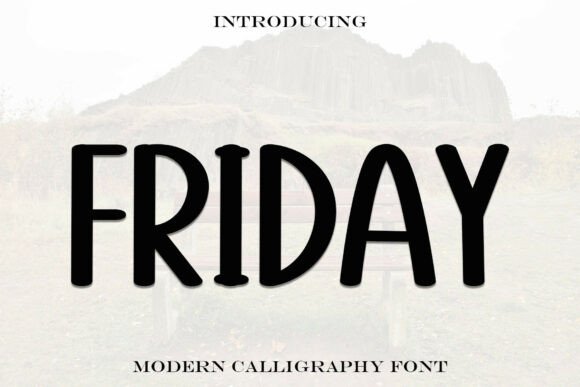 Friday: The Sweet Display Font for Joyful, Elegant Design