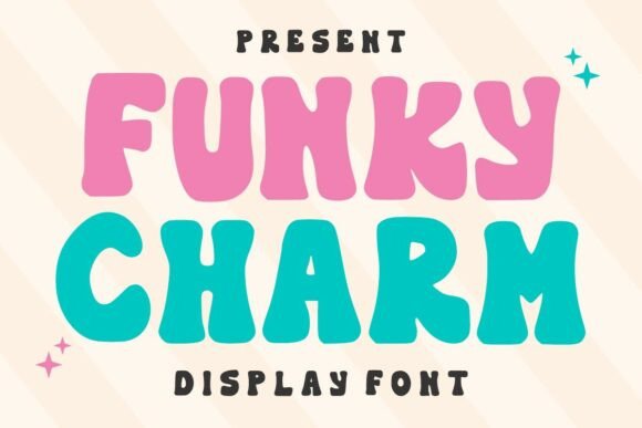 Funky Charm: The Groovy Display Font for Bold, Fun Designs