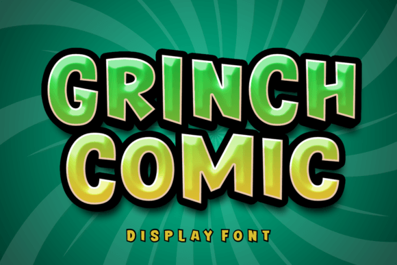 Grinch Comic: A Font That Brings Whimsy and Personality to Your Projects