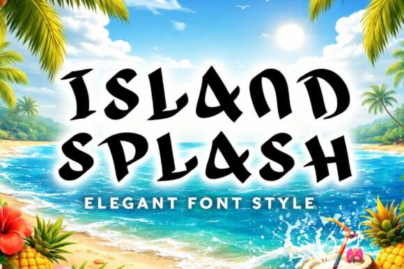Island Splash: A Display Font for Bold, Fun-Loving Brands