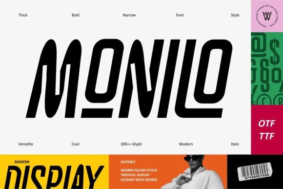 Monilo: A Bold Display Font for High-Impact Visuals