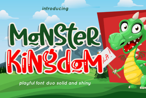 Monster Kingdom: A Playful Typeface for Creative Projects