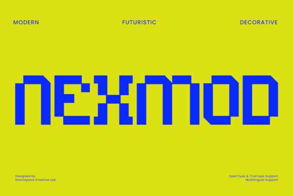 Nexmod Regular: A Font That Feels Like the Future