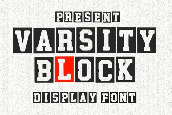 The Bold Typeface That Captures School Spirit and Athletic Pride