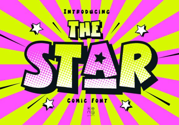 The Star: A Bold Display Font That Commands Attention
