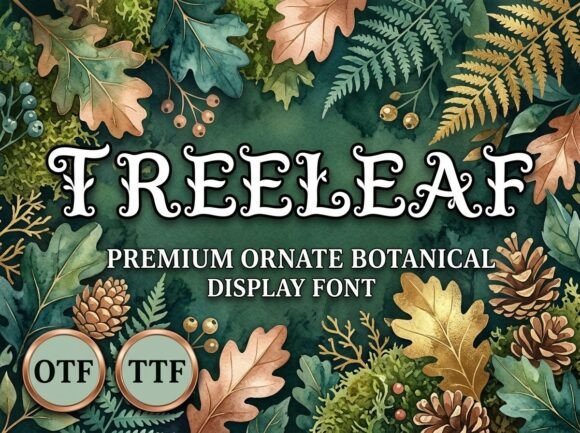 Treeleaf: A Typeface That Whispers of Woodland Magic